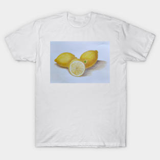 Lemons in colored pencils T-Shirt